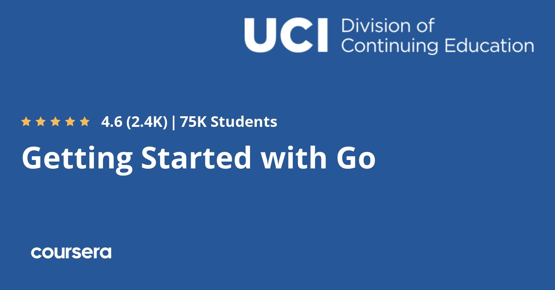 Getting started with Go certificate